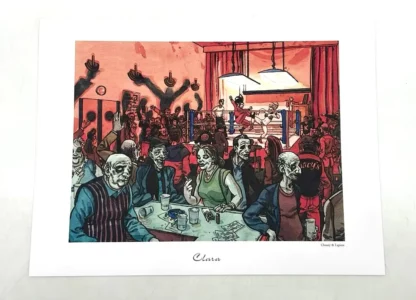 Ex-libris Clara Chauzy grand format Casterman