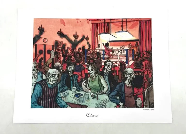 Ex-libris Clara Chauzy grand format Casterman