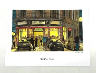 Ex-libris Kin’La Belle Warnauts Raives grand format Casterman