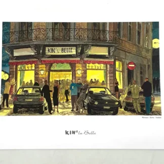 Ex-libris Kin’La Belle Warnauts Raives grand format Casterman