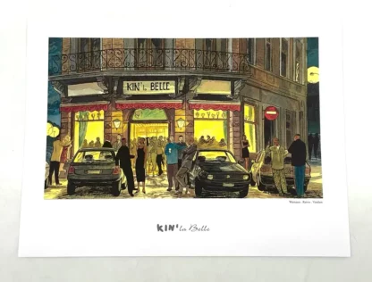 Ex-libris Kin’La Belle Warnauts Raives grand format Casterman