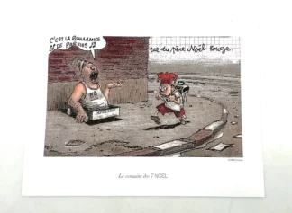 Ex-libris La semaine des 7 Noël O’Groj grand format Casterman