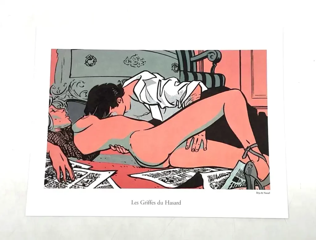Ex-libris Les griffes du Hazard Béja grand format Casterman
