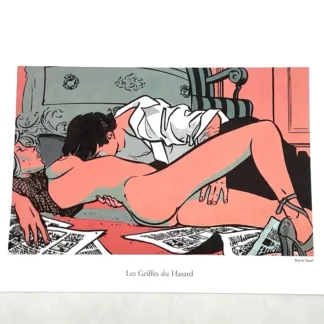 Ex-libris Les griffes du Hazard Béja grand format Casterman