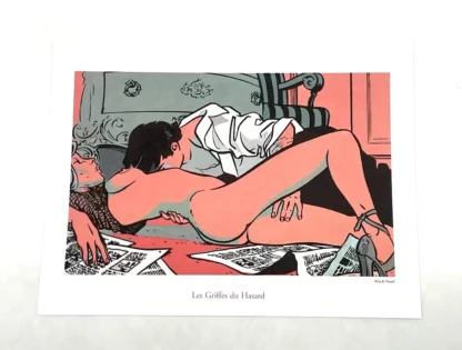 Ex-libris Les griffes du Hazard Béja grand format Casterman