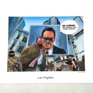 Ex-libris Los Angeles Wilson grand format Casterman