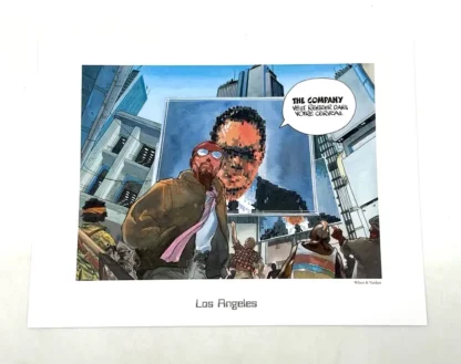 Ex-libris Los Angeles Wilson grand format Casterman