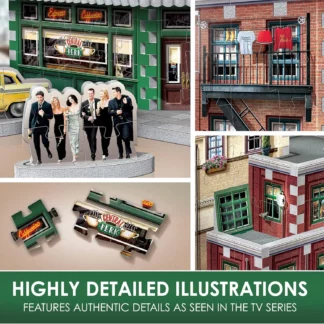 Puzzle 3D Friends Central Perk Wrebbit3D 440 pièces