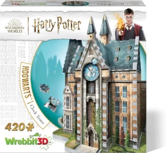 Puzzle 3D Hogwarts Clock Tower Wrebbit 420 pièces