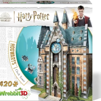 Puzzle 3D Hogwarts Clock Tower Wrebbit 420 pièces