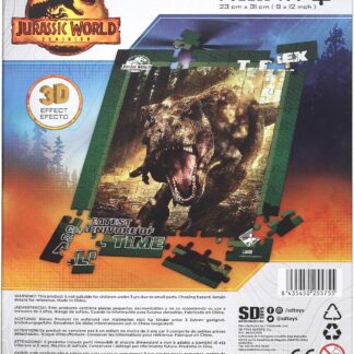 Puzzle 3D Jurassic Park T-Rex 100 pièces SD Toys