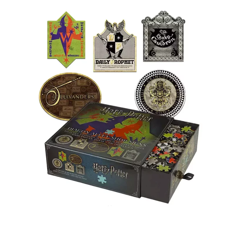 Puzzle Harry Potter Diagon Alley Shop Signs The Noble Collection