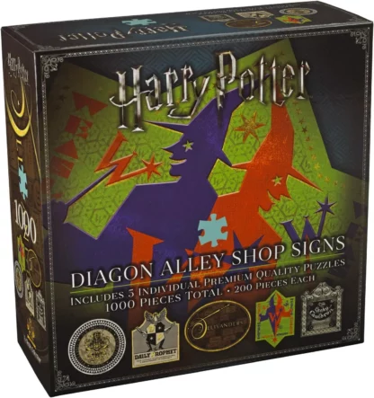 Puzzle Harry Potter Diagon Alley Shop Signs The Noble Collection