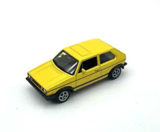Volkswagen Golf GTI Welly jaune miniature 1/60