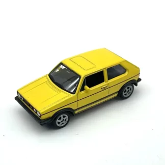 Volkswagen Golf GTI Welly jaune miniature 1/60