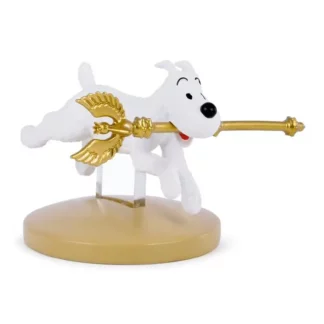 tintin milou sceptre statuette résine 42260