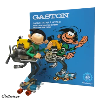 gaston-lagaffe-statuette-moteur-patins-collectoys-plastoy-e