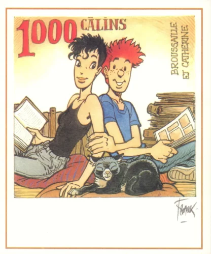 broussaille catherine 1000 calins exlibris frank pé