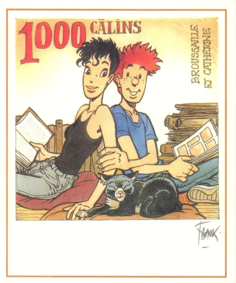 broussaille catherine 1000 calins exlibris frank pé