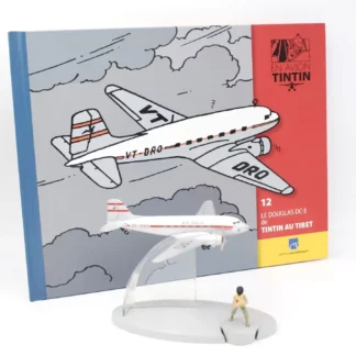avion tintin douglas dc3 tintin au tibet moulinsart