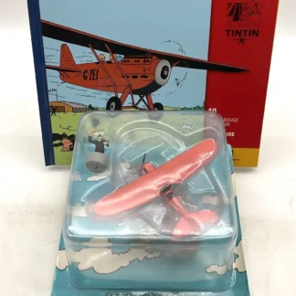 avion tintin rouge muller ile noire moulinsart