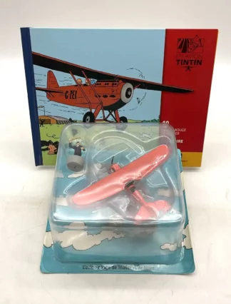 avion tintin rouge muller ile noire moulinsart