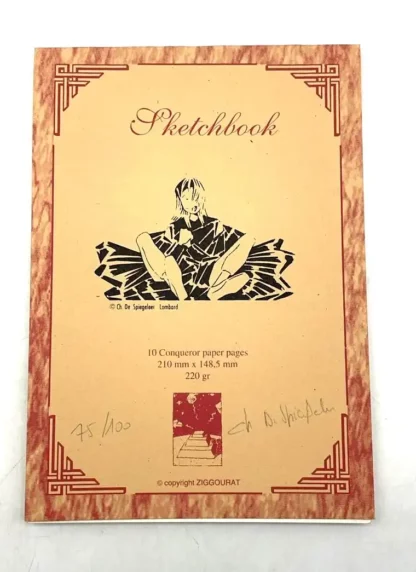 Madila sketchbook signé Chantal De Spiegeleer