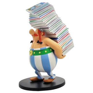 obélix pile d’albums collectoys