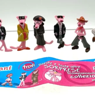 Mini figurines Panthère rose Vergani Italie