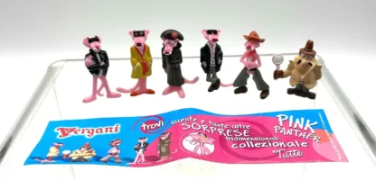 Mini figurines Panthère rose Vergani Italie