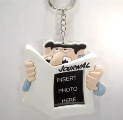 Porte-clés Bidochon porte-photo plastique