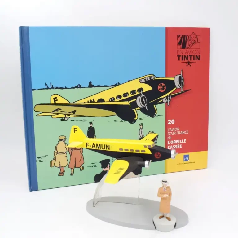 avion air france tintin oreille cassee moulinsart