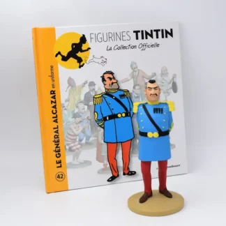figurine resine general alcazar tintin