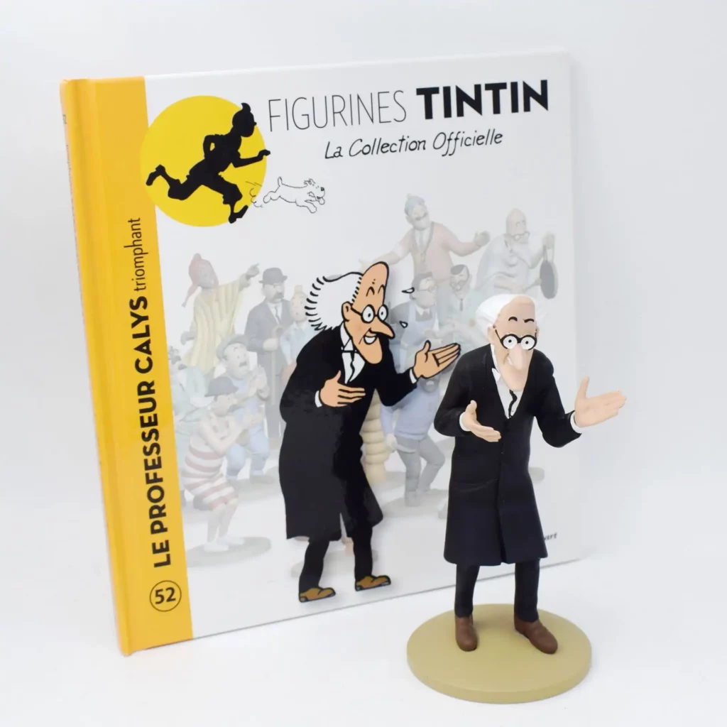 figurine resine professeur calys tintin