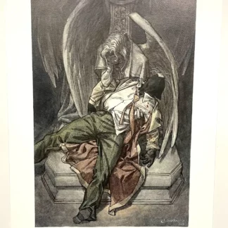 Affiche offset signée Blacksad Le caveau Juanjo Guarnido