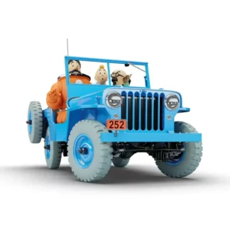 Jeep bleue Objectif Lune métal 1/8 réf 44300