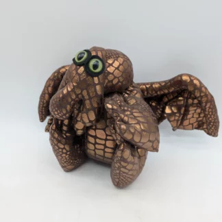 Peluche Cthulhu faite main 20 cm Doré écaille