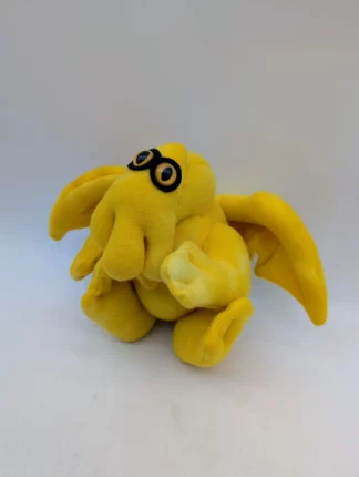 Peluche Cthulhu faite main 20 cm Polaire jaune