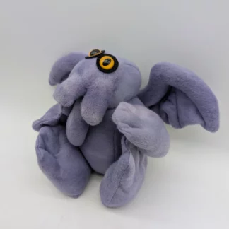 Peluche Cthulhu faite main 20 cm Polaire mauve