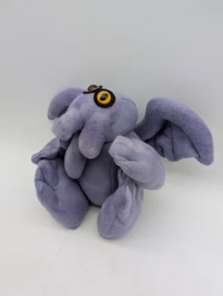 Peluche Cthulhu faite main 20 cm Polaire mauve