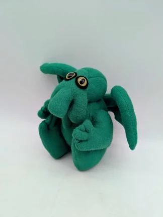 Peluche Cthulhu faite main 20 cm Polaire vert