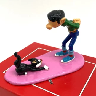 Pixi 4774 Gaston et son chat griffant la moquette Série 3