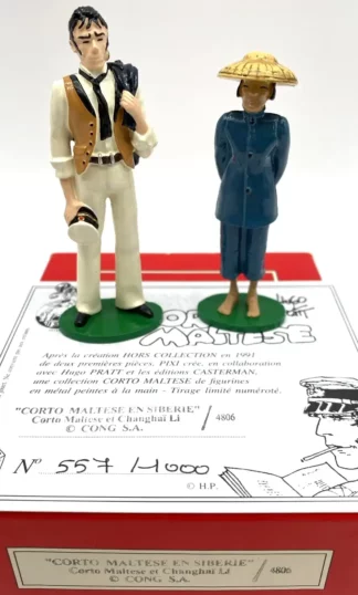 pixi-4806-corto-maltese-en-siberie-figurine-metal-hugo-pratt-certificat