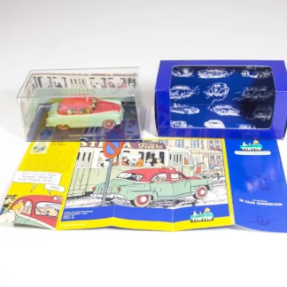 tintin-affaire-tournesol-taxi-simca-aronde-atlas-21-1-43-certificat