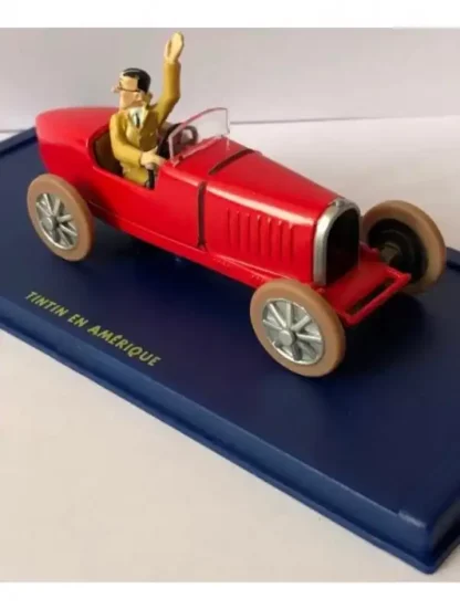 Bolide Bobby Smiles Bugatti Type 37 Tintin Amérique Atlas 1/43