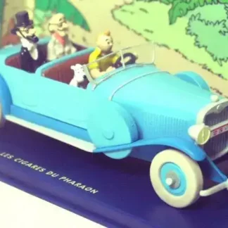 Lincoln Torpédo Grand Sport Tintin Cigares du Pharaon Atlas 1/43