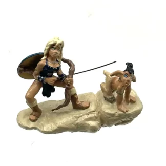 Atalante et Pyros figurine métal Décotoys Crisse