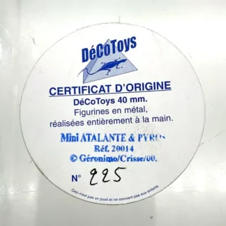 atalante-pyros-figurine-metal-decotoys-crisse-ertificat