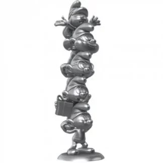 Colonne des Schtroumpfs Limited Edition Silver Collectoys