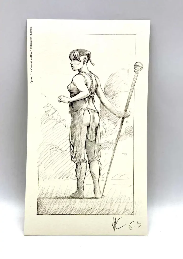 Ex-libris signé Le cycle de Cyan Bourgeon